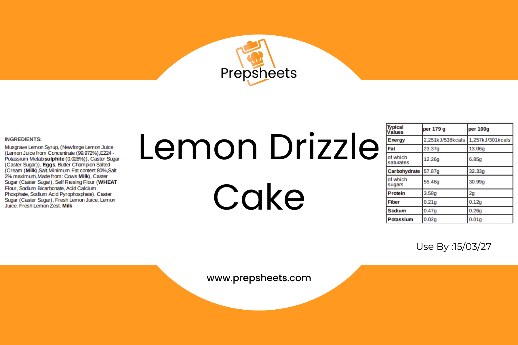 Labelling done right: compliant, accurate, and built into your recipes