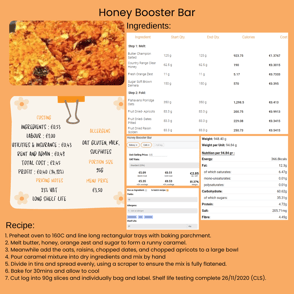 Honey Booster Bar