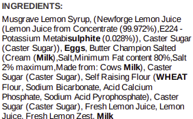Ingredients